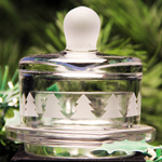 Christmas Tree Butter Dish 